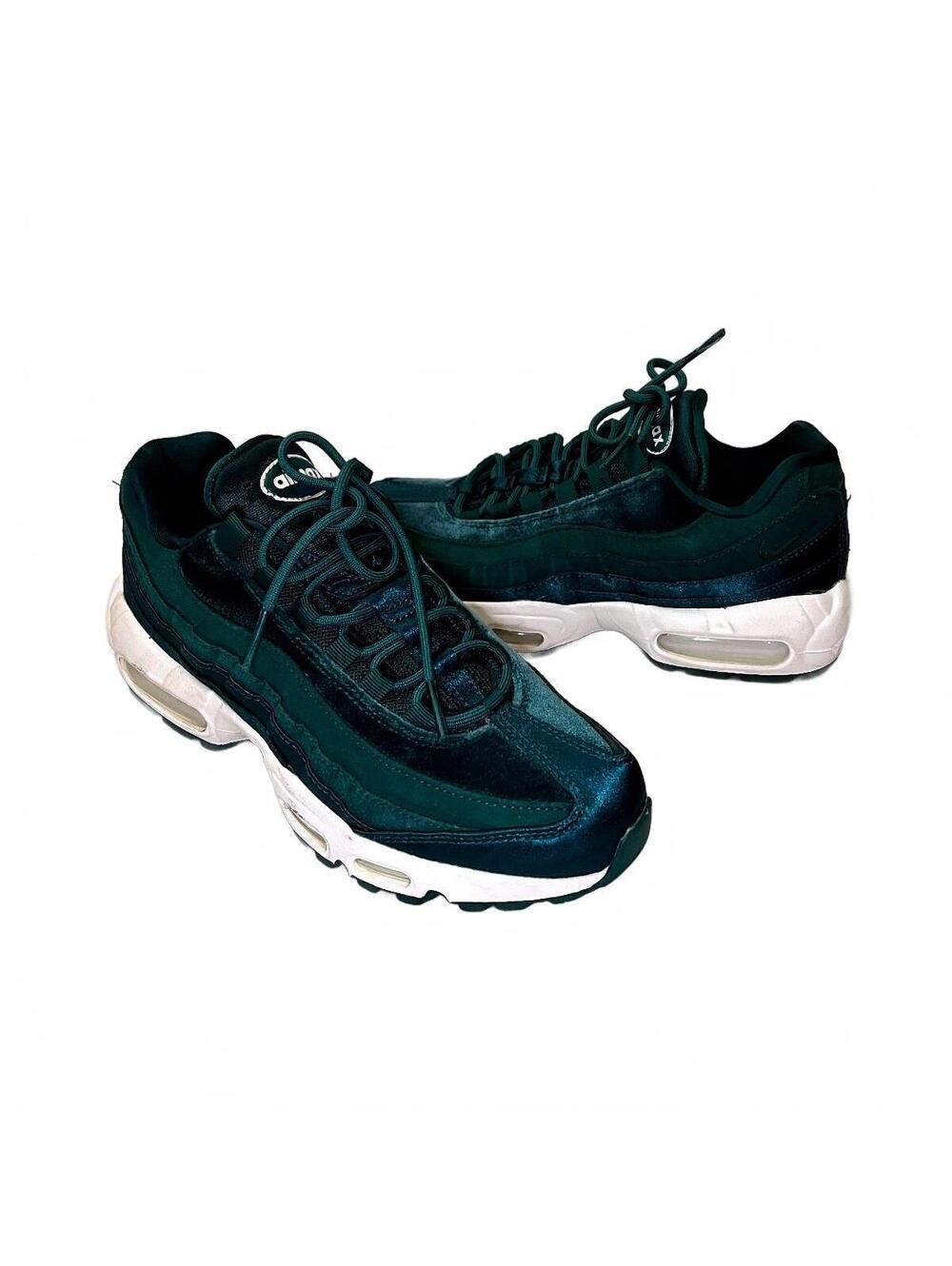 Nike Air Max 95 Dark Teal Green White Sneakers Size 8.5
